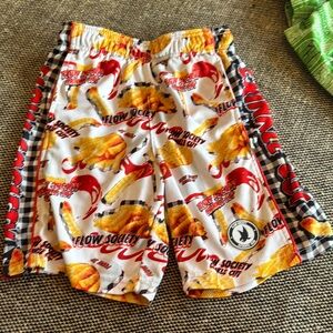 Flow Society Kids crinkle cut French fries shorts